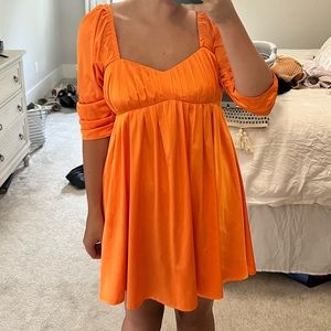 Orange dress